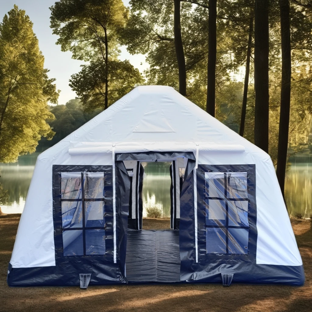 Large Portable Glamping Waterproof Air Poles Cabin Tents Outdoor Camping Inflatable Tent Waterproof for Family Travel
Large Portable Glamping Waterproof Air Poles Cabin Tents Outdoor Camping Inflatable Tent Waterproof for Family Travel