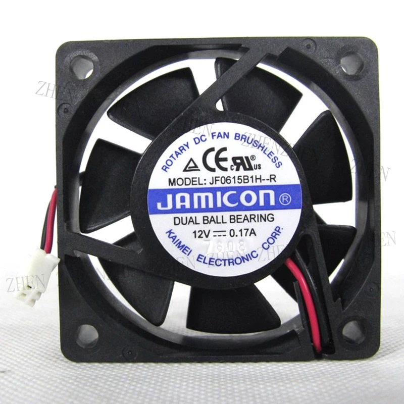 S New for JAMICON JF0615B1H-R DC 12V 0.17A 2 PIN cooling fan#QW
S New for JAMICON JF0615B1H-R DC 12V 0.17A 2 PIN cooling fan#QW