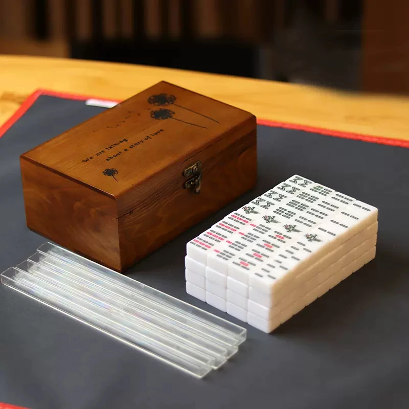 Mini 26mm Mahjong Household Hand-rubbed Medium Mahjong Melamine Hand-playing Outdoor Camping Portable Travel Mahjong Gift MJ27
Mini 26mm Mahjong Household Hand-rubbed Medium Mahjong Melamine Hand-playing Outdoor Camping Portable Travel Mahjong Gift MJ27