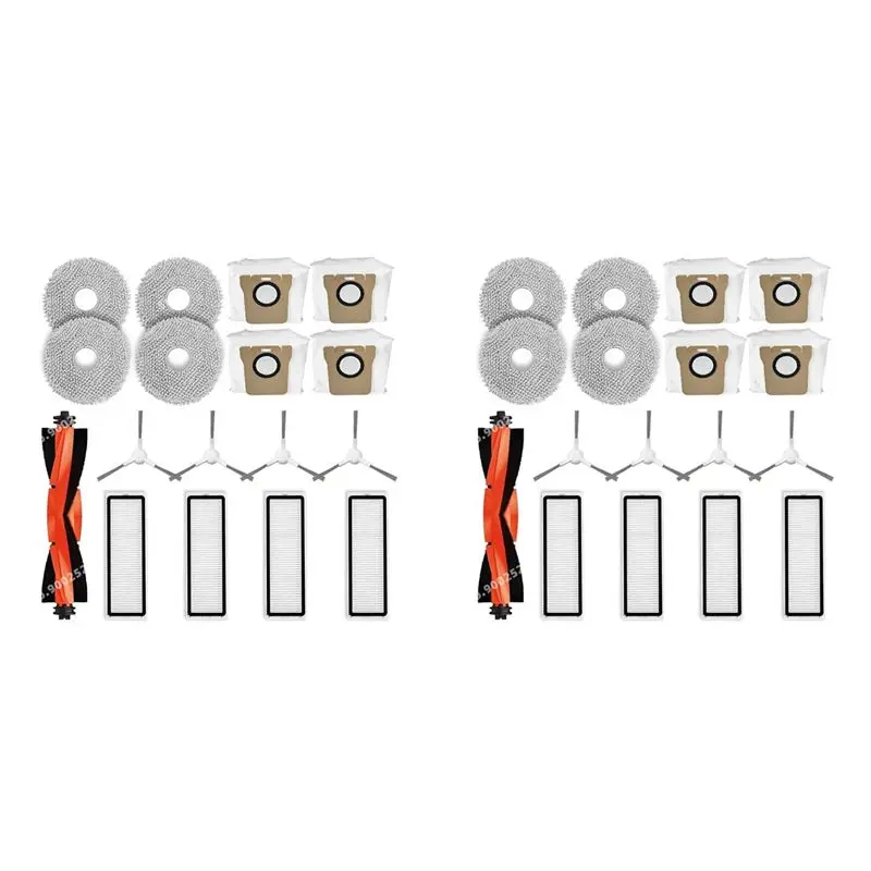 A84E-2 Set For Robot Vacuum X20+ / X20 Plus Replacement Parts Main Side Brush Hepa Filter Mop Cloth Dust Bags
A84E-2 Set For Robot Vacuum X20+ / X20 Plus Replacement Parts Main Side Brush Hepa Filter Mop Cloth Dust Bags