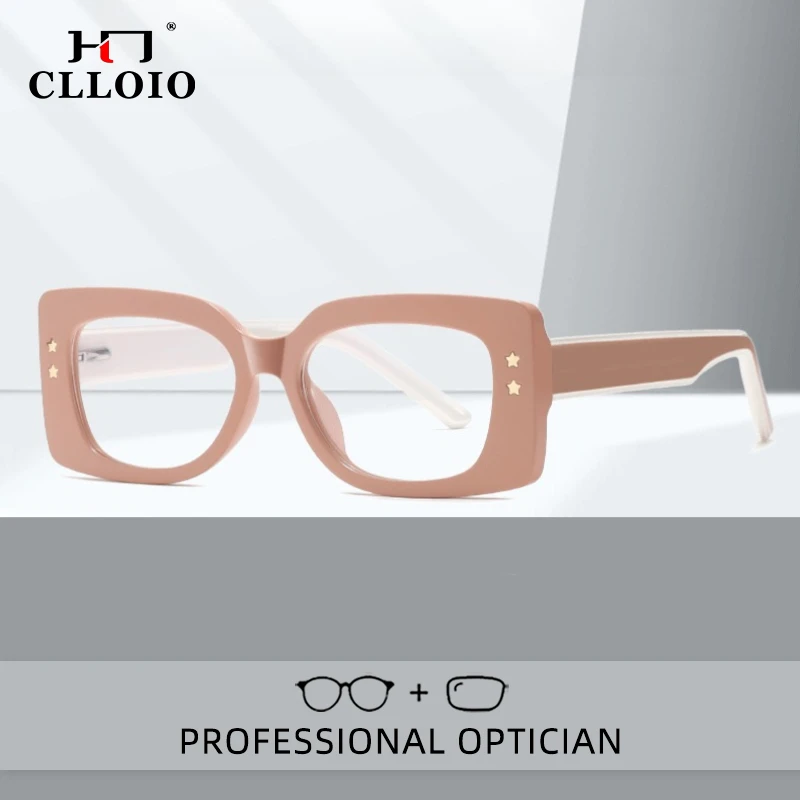 CLLOIO Fashion Prescription Custom Optical Glasses Women's Advanced Reading Macaron Color Glasses Myopia Anti Blue Light Glasses
CLLOIO Fashion Prescription Custom Optical Glasses Women's Advanced Reading Macaron Color Glasses Myopia Anti Blue Light Glasses
