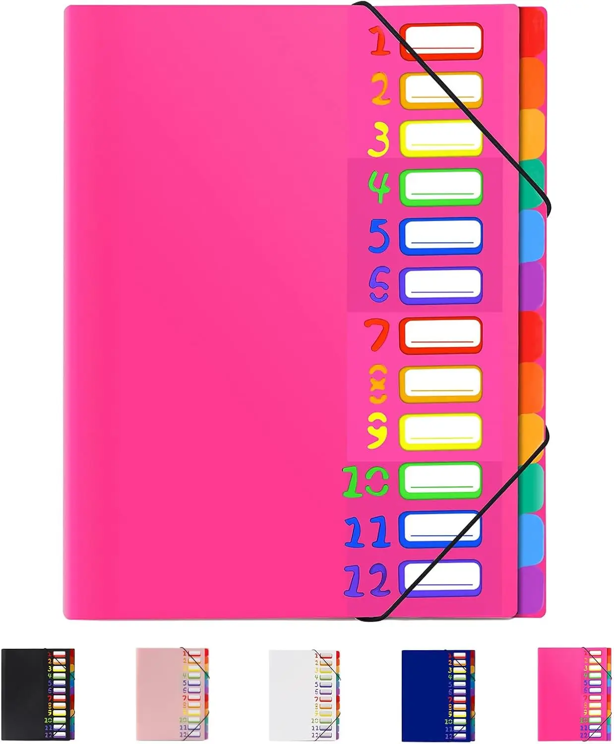 New 24 Pockets Expanding File Folder Organizer,Accordion File Organizer,A4 Letter Size,Rainbow Tab, for Home/Office/School
New 24 Pockets Expanding File Folder Organizer,Accordion File Organizer,A4 Letter Size,Rainbow Tab, for Home/Office/School