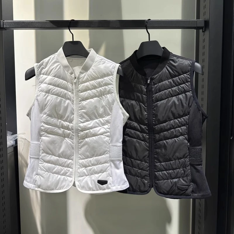Golf Clothing Women's Zipper Sleeveless Goose Down Vest Thin Slim Fit Versatile Sleeveless Jacket Top
Golf Clothing Women's Zipper Sleeveless Goose Down Vest Thin Slim Fit Versatile Sleeveless Jacket Top