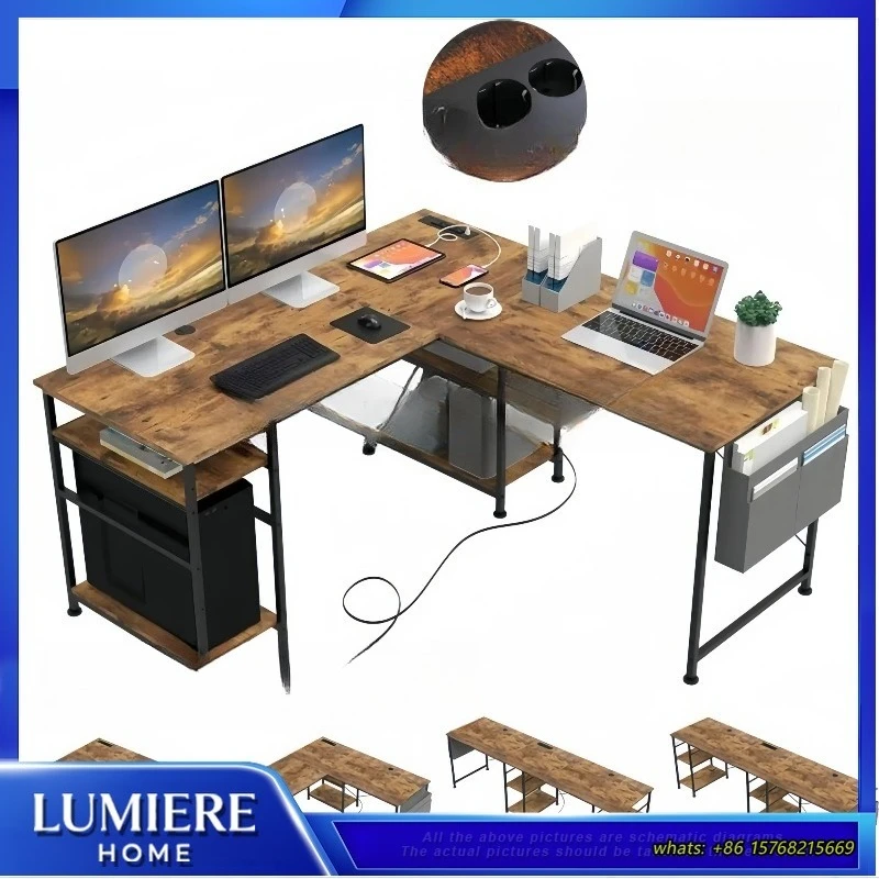 L Shaped Computer Desk with Storage Shelf and Adjustable Tilt Table Top for Small Spaces Modern Home Office Workstation
L Shaped Computer Desk with Storage Shelf and Adjustable Tilt Table Top for Small Spaces Modern Home Office Workstation