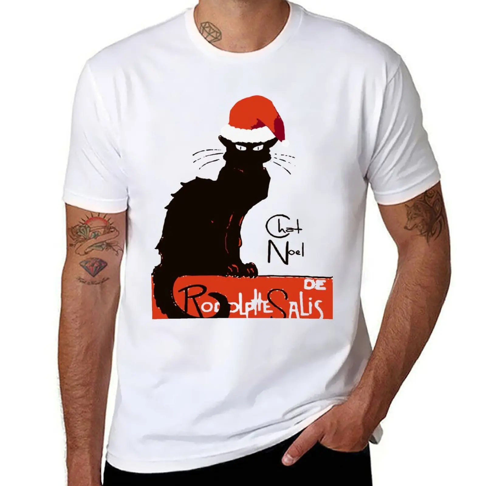 Le Chat Noel Christmas Parody Distressed Cut Out T-Shirt t shirts for man slim fit t shirt men 100% cotton luxury brand T-Shirt
Le Chat Noel Christmas Parody Distressed Cut Out T-Shirt t shirts for man slim fit t shirt men 100% cotton luxury brand T-Shirt