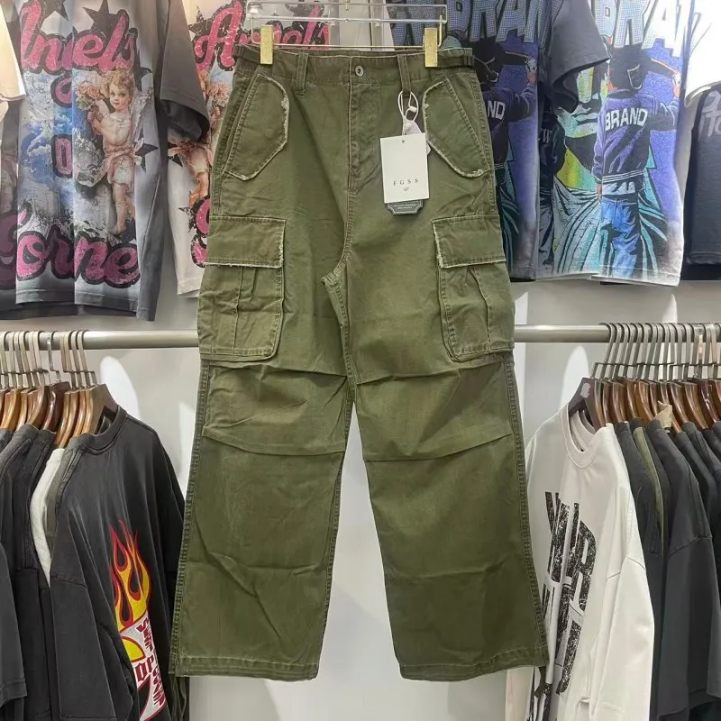 American Streetwear Vintage Waed Relaxed Straight Leg ket Paratrooper Work Trousers Loose Fit Tee Dimensional Cuts
American Streetwear Vintage Waed Relaxed Straight Leg ket Paratrooper Work Trousers Loose Fit Tee Dimensional Cuts