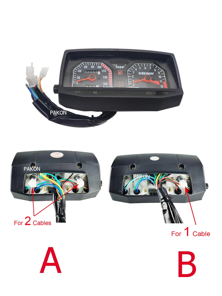 Motorcycle Speedometer for Dayang Jialing Loncin Lifan Haojin Dayun WY125-A/C HJ125-A LF125 JL125-12 CGL125 Speedo Meter Clock
Motorcycle Speedometer for Dayang Jialing Loncin Lifan Haojin Dayun WY125-A/C HJ125-A LF125 JL125-12 CGL125 Speedo Meter Clock