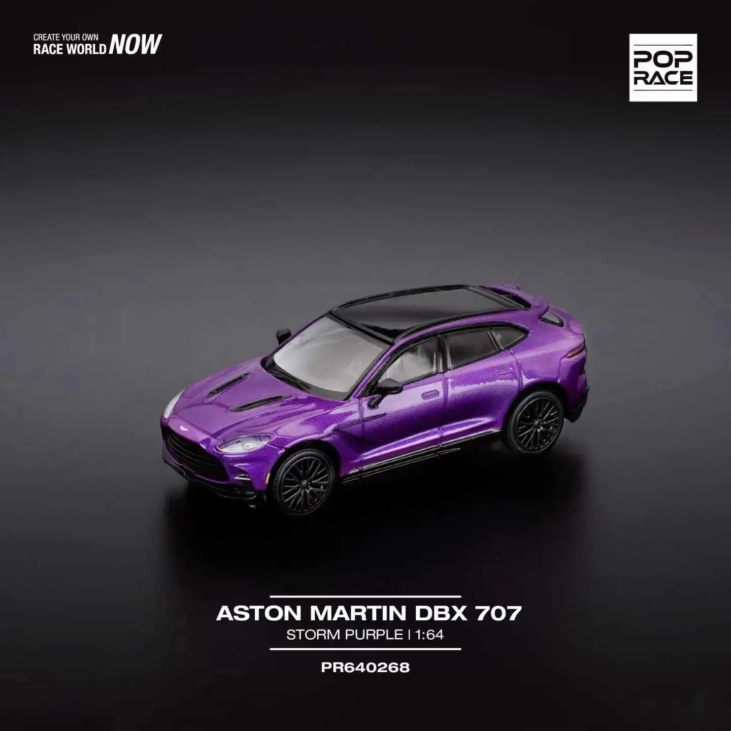 PreSale POP Race 1:64 ASTON MARTIN DBX 707 STORM PURPLE Diecast Diorama Model Collection Miniature Toys
PreSale POP Race 1:64 ASTON MARTIN DBX 707 STORM PURPLE Diecast Diorama Model Collection Miniature Toys