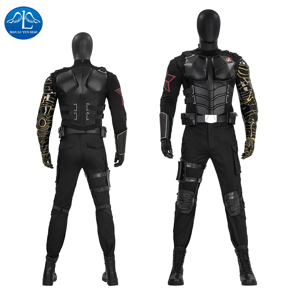 Bucky Barnes Winter Soldier Cosplay Costume Leather Armor Top Pants Outfit Full Set Adult Man Soldier Role Play Battle Suit
Bucky Barnes Winter Soldier Cosplay Costume Leather Armor Top Pants Outfit Full Set Adult Man Soldier Role Play Battle Suit