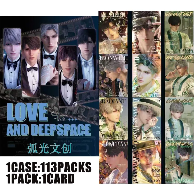 Huguang Wenchuang оптовая продажа Love And Deep Space Collection Box оригинальный дизайн Zayne Rafayel Sylus аниме Husbando Card
Huguang Wenchuang оптовая продажа Love And Deep Space Collection Box оригинальный дизайн Zayne Rafayel Sylus аниме Husbando Card