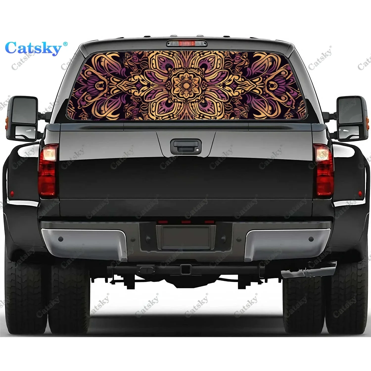 Abstract Paisley Batik Rear Window Decal Fit Pickup,Truck,Car Universal See Through Perforated Back Windows Vinyl Sticker
Abstract Paisley Batik Rear Window Decal Fit Pickup,Truck,Car Universal See Through Perforated Back Windows Vinyl Sticker