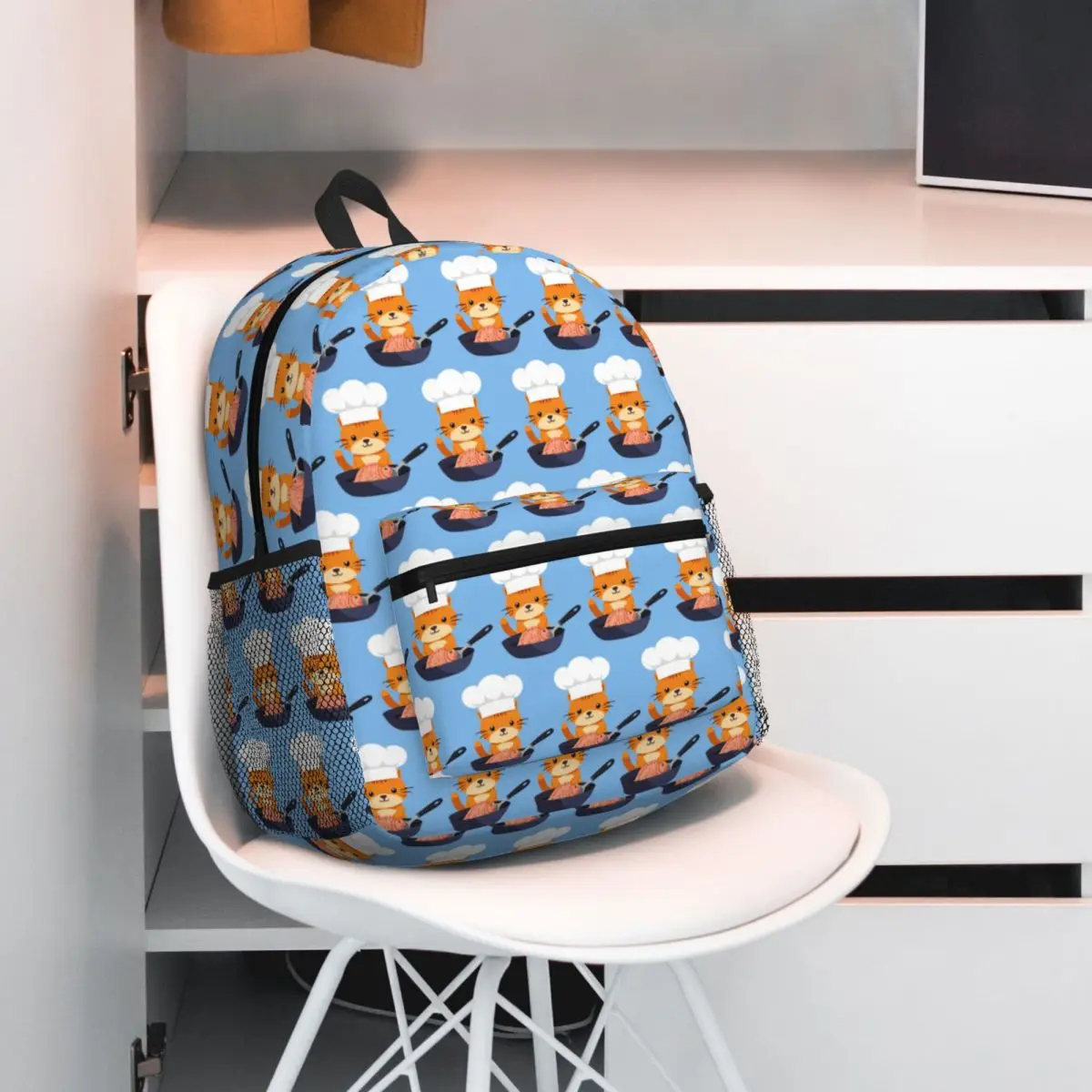 Cat Is Cooking Fish Backpack Student BookBag Children School Bag Laptop Shoulder Bags for Men Women
Cat Is Cooking Fish Backpack Student BookBag Children School Bag Laptop Shoulder Bags for Men Women