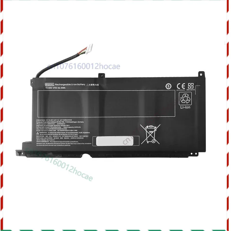 Laptop Battery For HP PG03XL HSTNN-DB9G L48430-2C1 L48430-AC1 Pavilion Gaming 15
Laptop Battery For HP PG03XL HSTNN-DB9G L48430-2C1 L48430-AC1 Pavilion Gaming 15