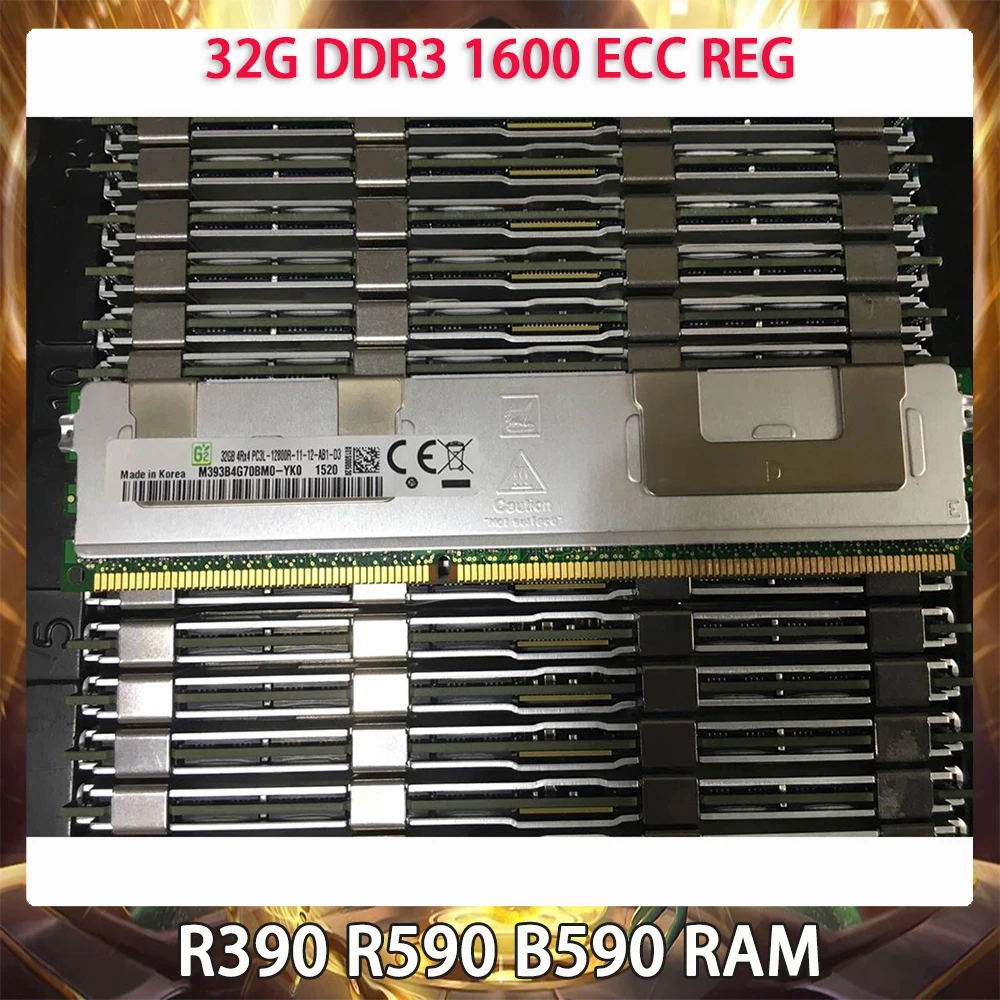 1Pcs For H3C R390 R590 B590 Server Memory 32G DDR3 1600 ECC REG DDR3L 32GB RAM For HUAWEI
1Pcs For H3C R390 R590 B590 Server Memory 32G DDR3 1600 ECC REG DDR3L 32GB RAM For HUAWEI