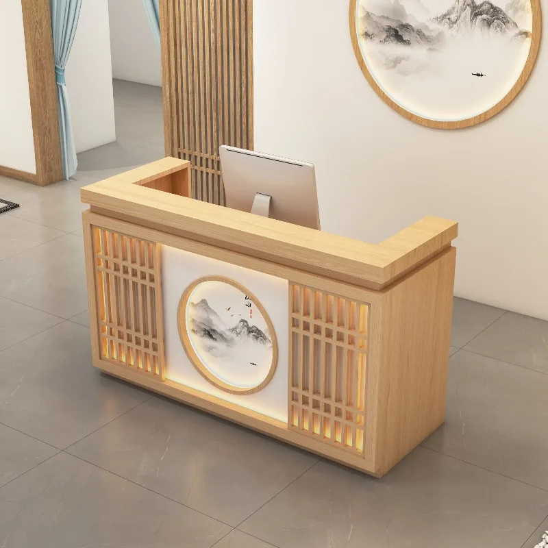 Simple Aesthetic Reception Desks Modern Beauty Salon Hotel Display Reception Desks Shelves Industrial Bureau Office Furniture
Simple Aesthetic Reception Desks Modern Beauty Salon Hotel Display Reception Desks Shelves Industrial Bureau Office Furniture