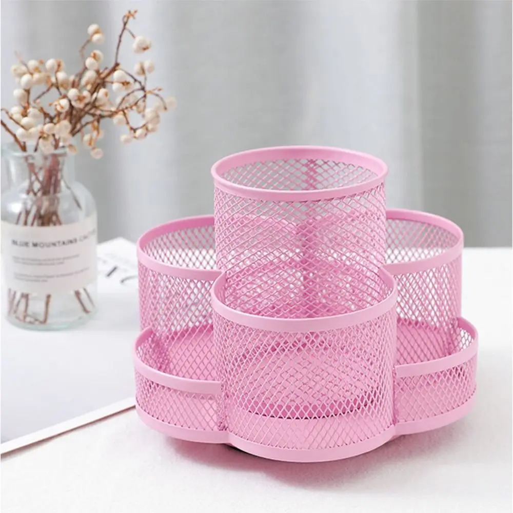 360 Rotatable Metal Mesh Pen Holder 7 Compartments Large Capacity Desktop Pencil Organizer Multifunctional Anti-slip
360 Rotatable Metal Mesh Pen Holder 7 Compartments Large Capacity Desktop Pencil Organizer Multifunctional Anti-slip