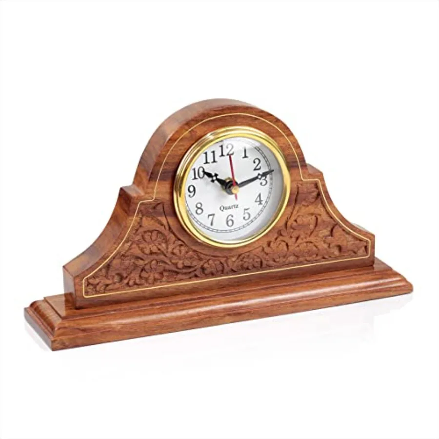 Tambour Style Hand Carved Rosewood Design Elegant Fireplace Mantel Living Room Office Decor Clock Quarts Lovely Home Essential
Tambour Style Hand Carved Rosewood Design Elegant Fireplace Mantel Living Room Office Decor Clock Quarts Lovely Home Essential