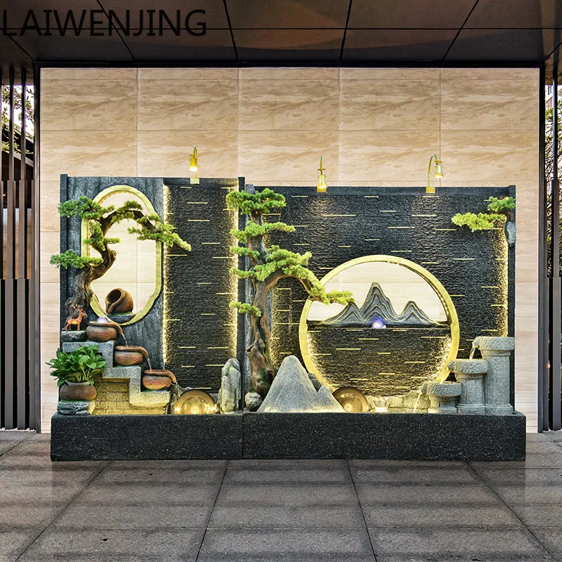 SGF New Chinese Style Pastoral Rockery Fountain Water Curtain Wall Landscape Floor Ornament
SGF New Chinese Style Pastoral Rockery Fountain Water Curtain Wall Landscape Floor Ornament