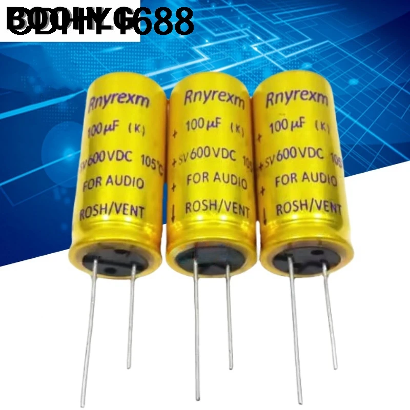 2 шт., 600 В, 100 мкФ, 600 В, новый оригинальный высоковольтный источник питания Rnyrexm, долговечный электролитический конденсатор 18X41
2 шт., 600 В, 100 мкФ, 600 В, новый оригинальный высоковольтный источник питания Rnyrexm, долговечный электролитический конденсатор 18X41