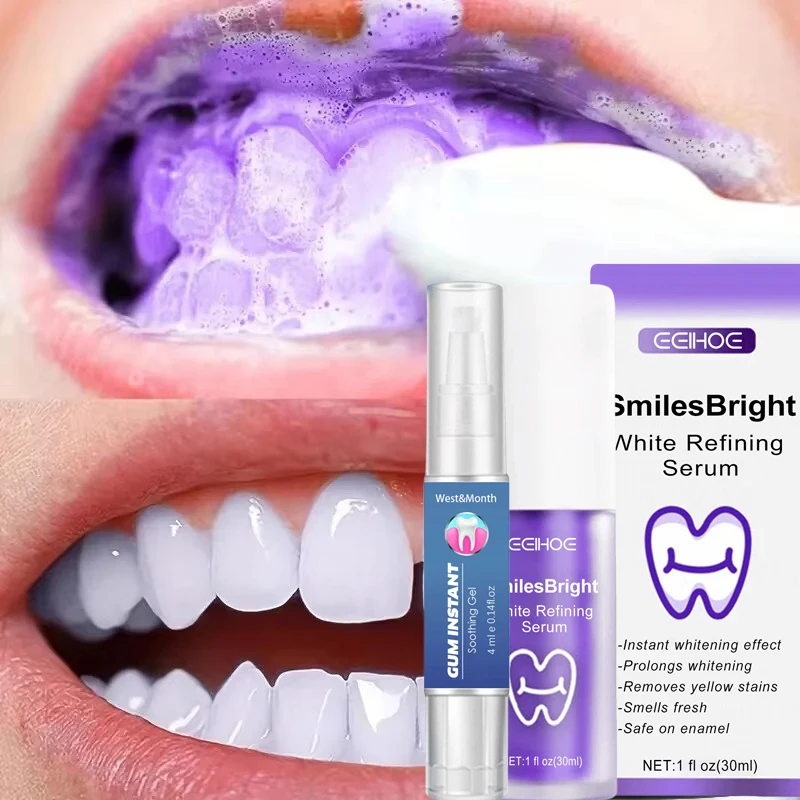Purple Corrector Toothpaste Remove Stains Reduce Yellowing Care For Teeth Gums Fresh Breath Brightening Teeth Care Gel Product
Purple Corrector Toothpaste Remove Stains Reduce Yellowing Care For Teeth Gums Fresh Breath Brightening Teeth Care Gel Product