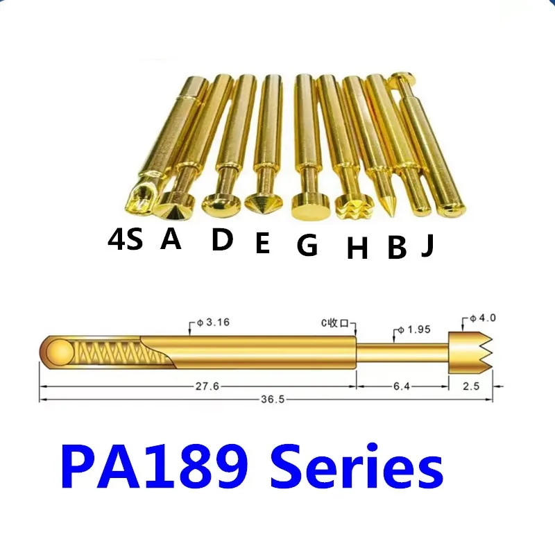 5PCS Gold-plated PA189-A/B/J/D/H/G Outer Diameter 3.2mm Spring Test Pin R189-4S Welding Pin Sleeve
5PCS Gold-plated PA189-A/B/J/D/H/G Outer Diameter 3.2mm Spring Test Pin R189-4S Welding Pin Sleeve