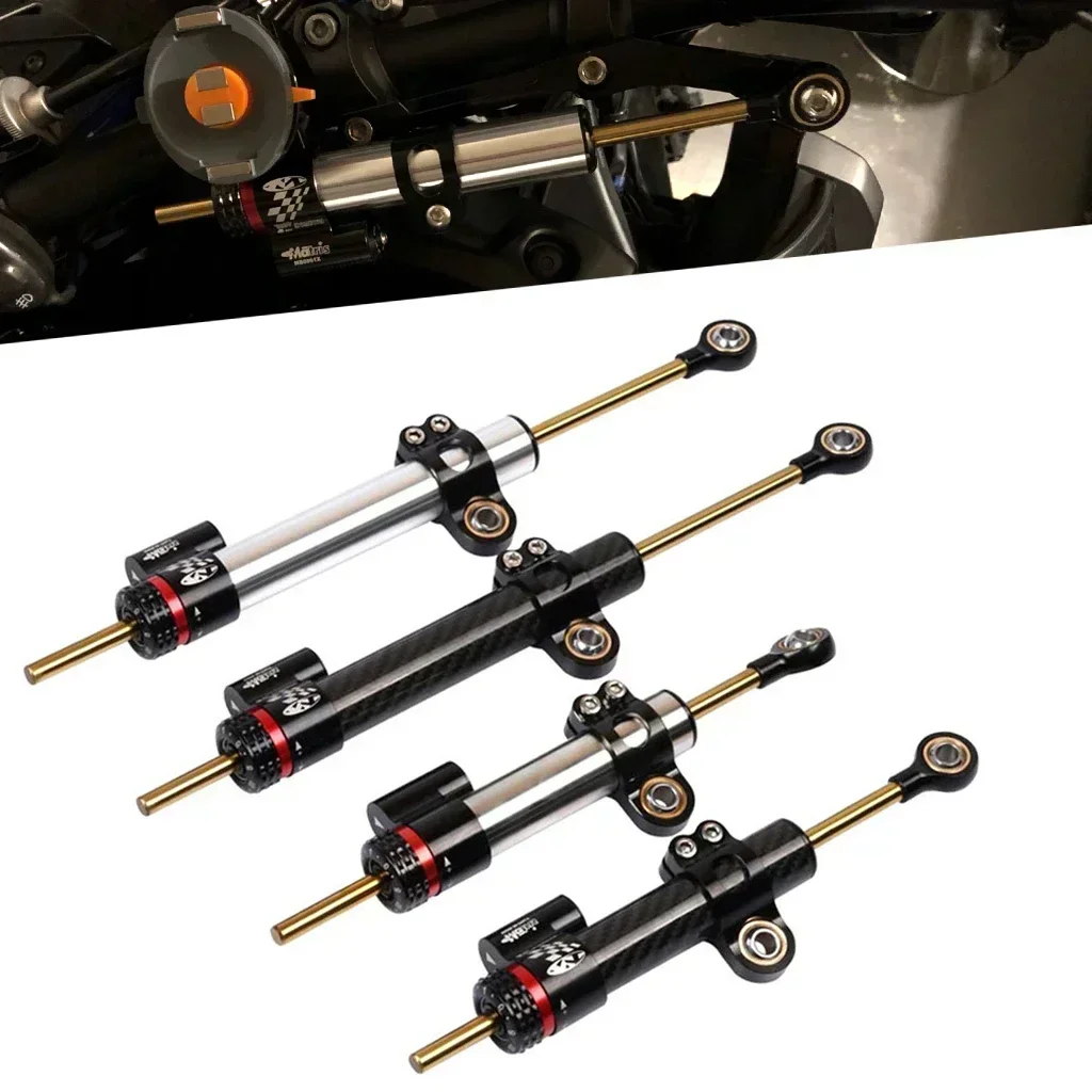 Universal Motorcycle Steering Damper Stabilizer Adjustable 255/342mm For MT07 MT09 YZF R6 CRF Dirt Pit Bike Carbon Fiber Parts
Universal Motorcycle Steering Damper Stabilizer Adjustable 255/342mm For MT07 MT09 YZF R6 CRF Dirt Pit Bike Carbon Fiber Parts