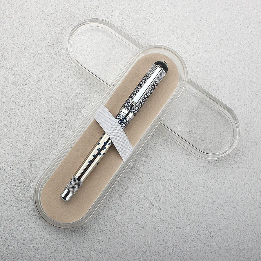 Luxury Rollerball Pen | Blue Patterned Metal Ballpoint Pen | Business Gift Pen with Gift Box for Office, Signature, and Gifting
Luxury Rollerball Pen | Blue Patterned Metal Ballpoint Pen | Business Gift Pen with Gift Box for Office, Signature, and Gifting