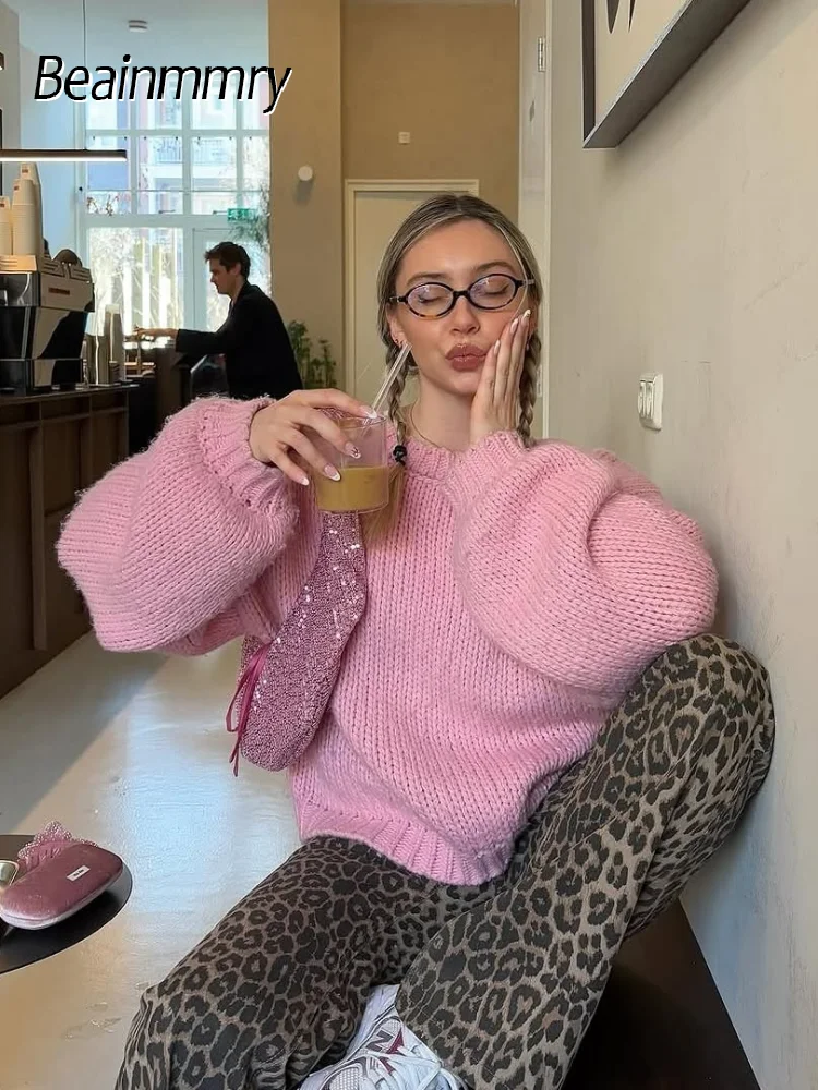 Autumn Women Loose Knitted Sweaters Solid Color Casual Pullovers Long Sleeve Round Neck Ladies Fashion Office Daily Commute Wear
Autumn Women Loose Knitted Sweaters Solid Color Casual Pullovers Long Sleeve Round Neck Ladies Fashion Office Daily Commute Wear