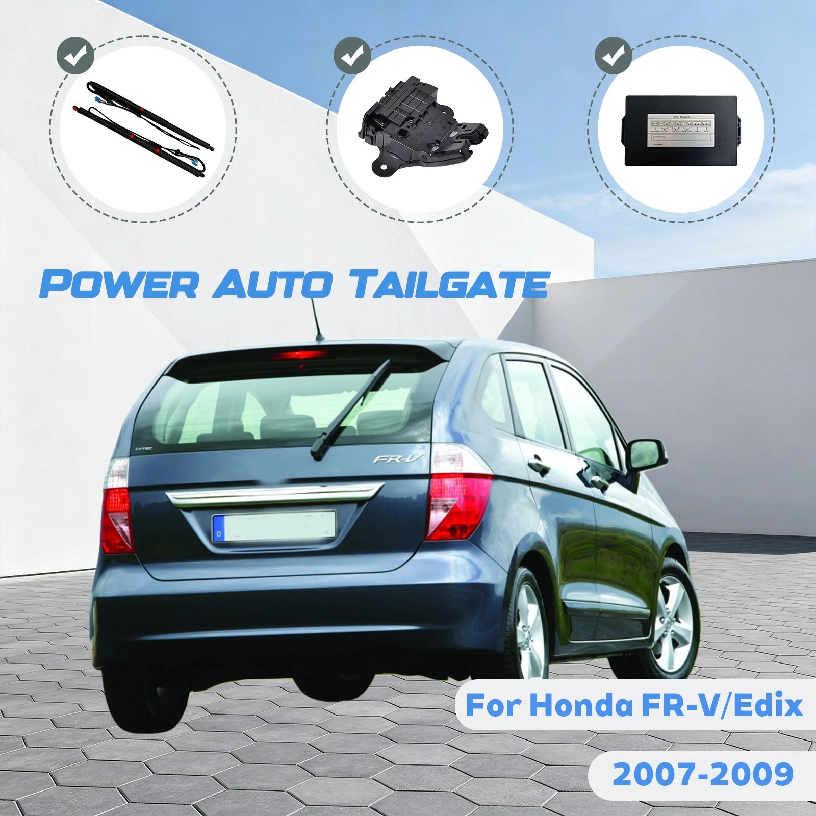 Для Honda FR-V/Edix 2007-2009 автомобильный автоматический подъемный комплект, открывающий багажник, интеллектуальный электрический подъемник задней двери
Для Honda FR-V/Edix 2007-2009 автомобильный автоматический подъемный комплект, открывающий багажник, интеллектуальный электрический подъемник задней двери