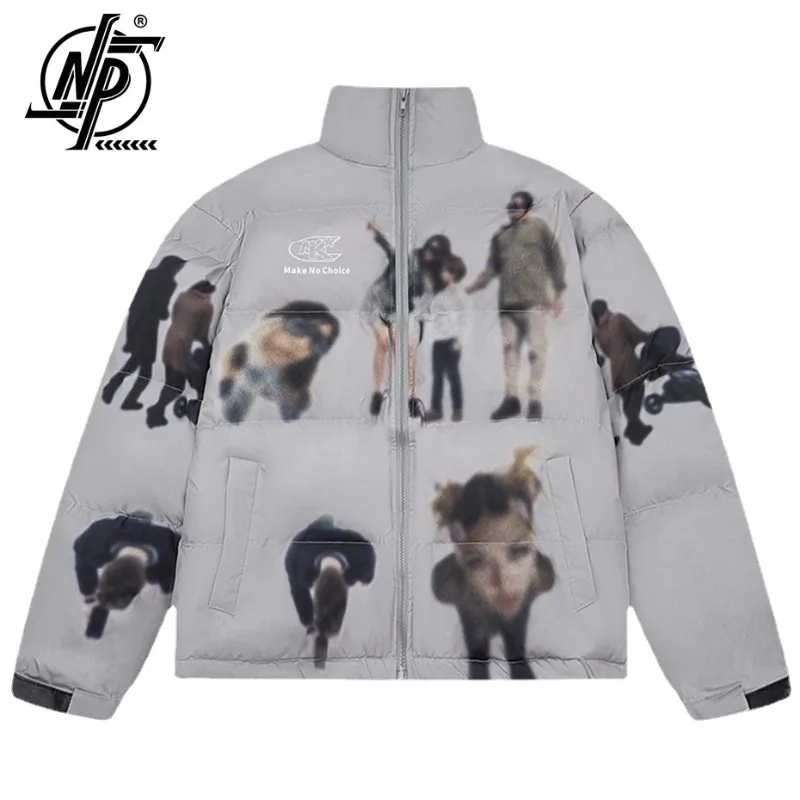 Streetwear Puffer Jackets Men Hip Hop Winter Vintage Creative Print Design Fashion Loose Padded Jackets Thicken Warm Outerwear
Streetwear Puffer Jackets Men Hip Hop Winter Vintage Creative Print Design Fashion Loose Padded Jackets Thicken Warm Outerwear