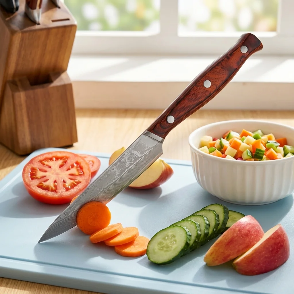 67 Layer Damascus VG10 High-Grade Fruit & Household Knife Set - Universal Western Food Preparation Steak & Paring Knife
67 Layer Damascus VG10 High-Grade Fruit & Household Knife Set - Universal Western Food Preparation Steak & Paring Knife