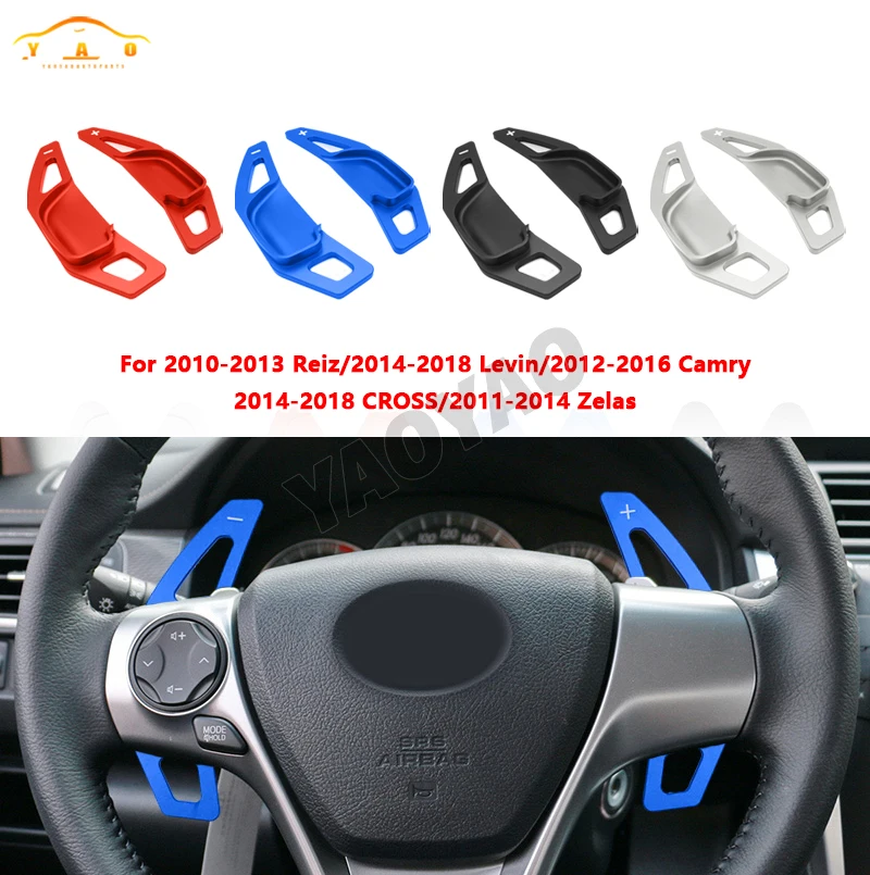 Aluminum Alloy Car Steering Wheel Gear Shifters For Toyota Camry Corolla 2015 Mark X REIZ 2013 Paddle Shift Extension
Aluminum Alloy Car Steering Wheel Gear Shifters For Toyota Camry Corolla 2015 Mark X REIZ 2013 Paddle Shift Extension