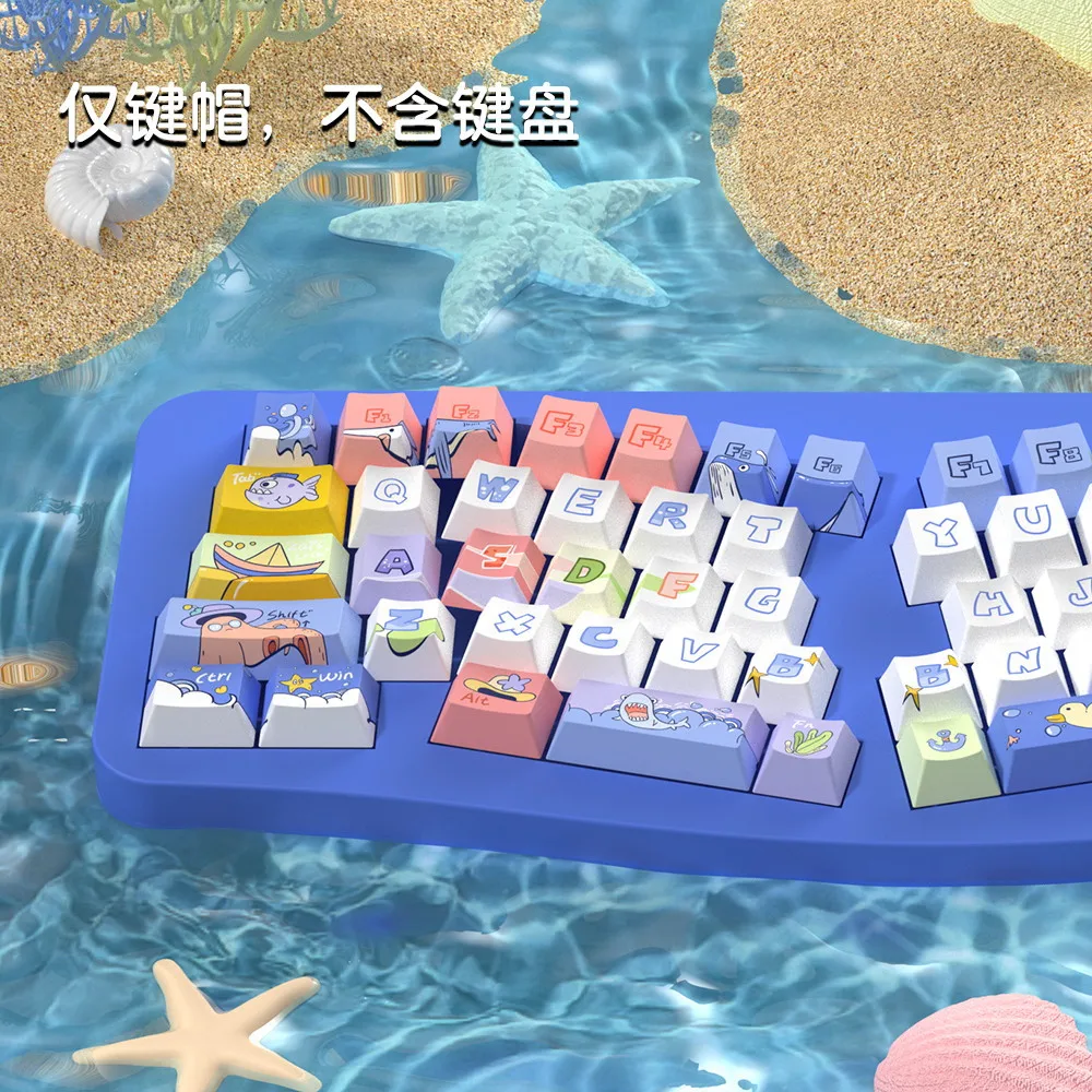 Ocean, keycaps, original highly personalized customized pbt sublimation mechanical keyboard cap
Ocean, keycaps, original highly personalized customized pbt sublimation mechanical keyboard cap