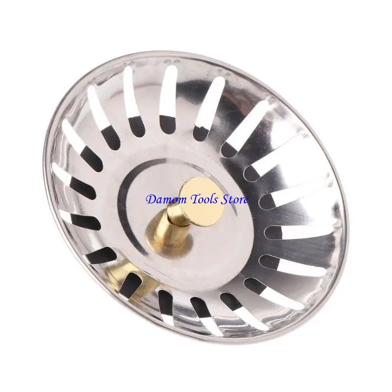 57BE Kitchen Stainless Steel Basin Drain Dopant Sink Strainer Basket Waste Filter
57BE Kitchen Stainless Steel Basin Drain Dopant Sink Strainer Basket Waste Filter