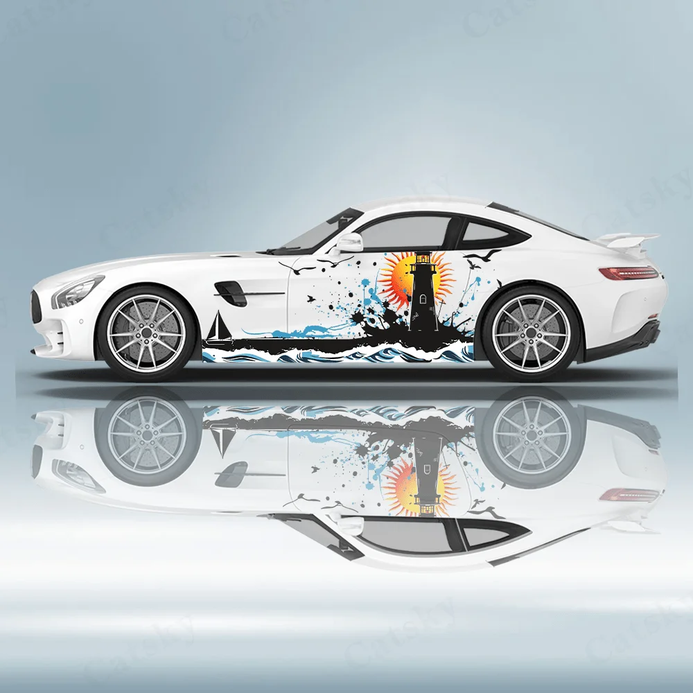 Наклейки на боковые части автомобиля с изображением маяка и морских волн, самоклеящиеся, из ПВХ, водонепроницаемые и устойчивые к царапинам, аксессуар для автомобиля, подарок
Наклейки на боковые части автомобиля с изображением маяка и морских волн, самоклеящиеся, из ПВХ, водонепроницаемые и устойчивые к царапинам, аксессуар для автомобиля, подарок