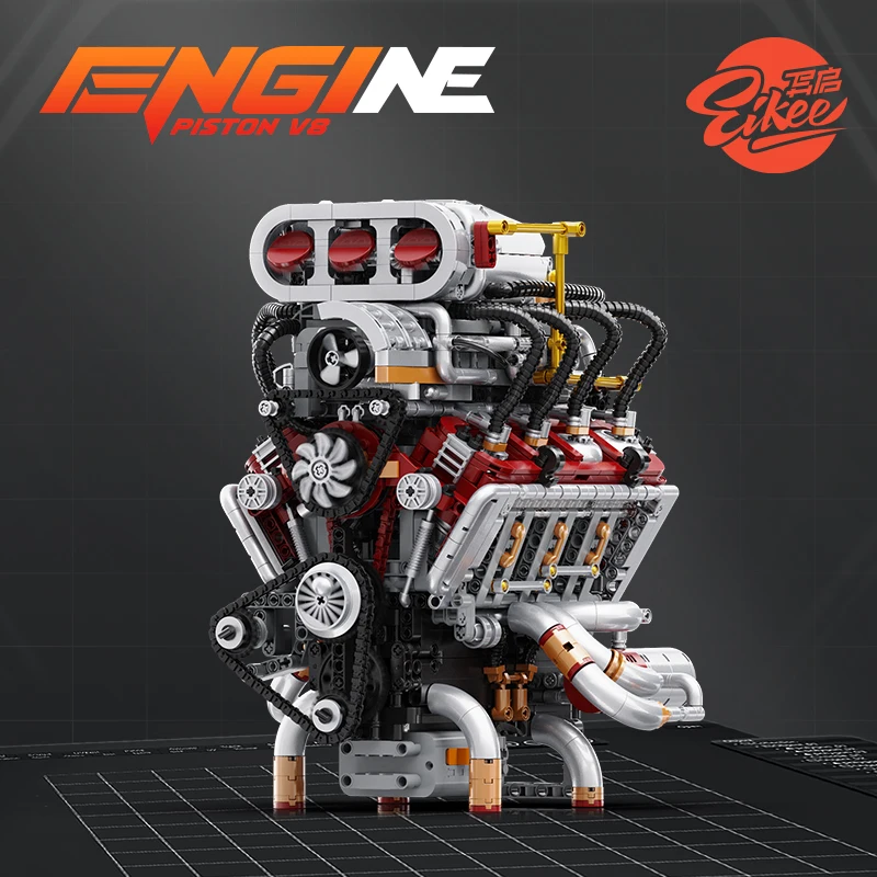2026 new supercar V8 engine model building block kit MOC brick toy car drive creative educational toy holiday gift 2347pcs
2026 new supercar V8 engine model building block kit MOC brick toy car drive creative educational toy holiday gift 2347pcs