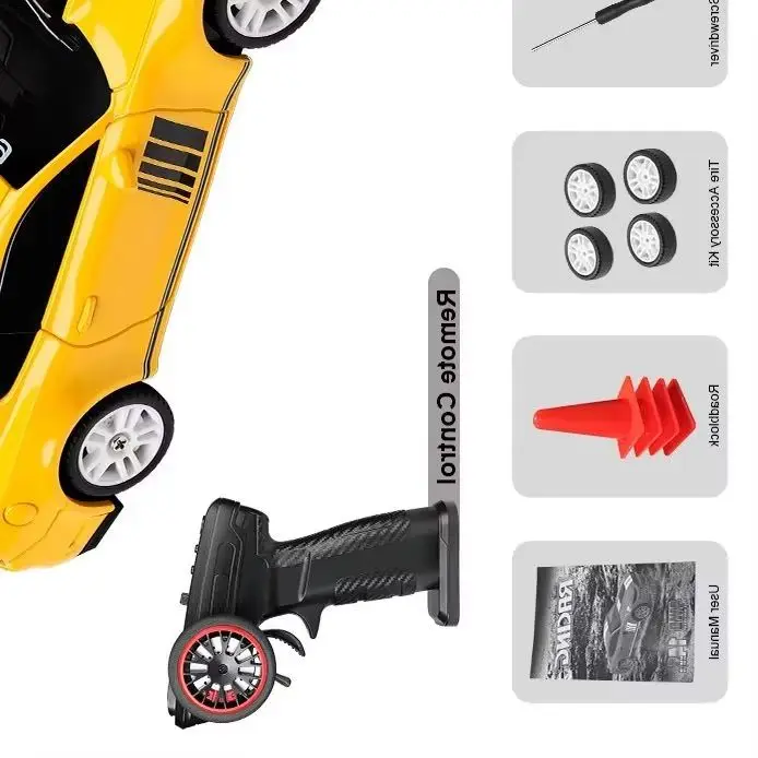 K4308 Wltoys Drift Car 1/43 Four Wheel Drive 14KM/H Racing/Drifting Tire With Auxiliary Gyroscope Electric Remote Control Car
K4308 Wltoys Drift Car 1/43 Four Wheel Drive 14KM/H Racing/Drifting Tire With Auxiliary Gyroscope Electric Remote Control Car