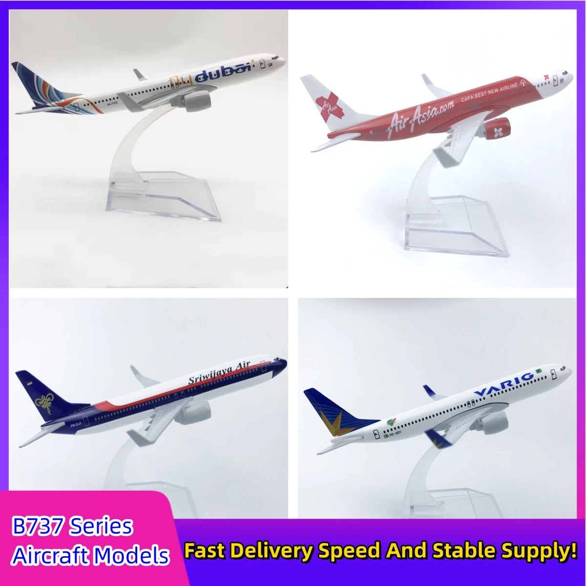 16CM Boeing B737 Aircraft 737 Series Scale Model Alloy Metal Diecast Airplane Toys for Boys Gift Collection Display
16CM Boeing B737 Aircraft 737 Series Scale Model Alloy Metal Diecast Airplane Toys for Boys Gift Collection Display