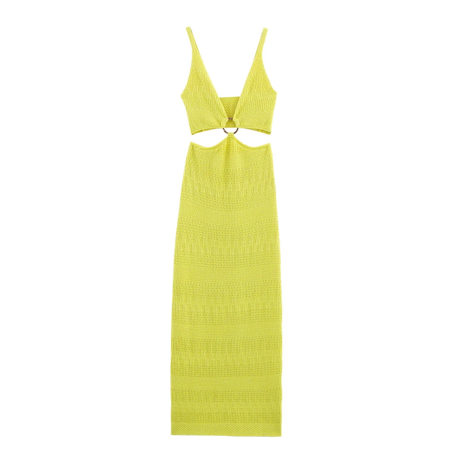 Vacation Style Sexy Hot Girl Hollow Waist Hanging Neck Big Backless Dress Beach Slimming Vest Long Skirt
Vacation Style Sexy Hot Girl Hollow Waist Hanging Neck Big Backless Dress Beach Slimming Vest Long Skirt