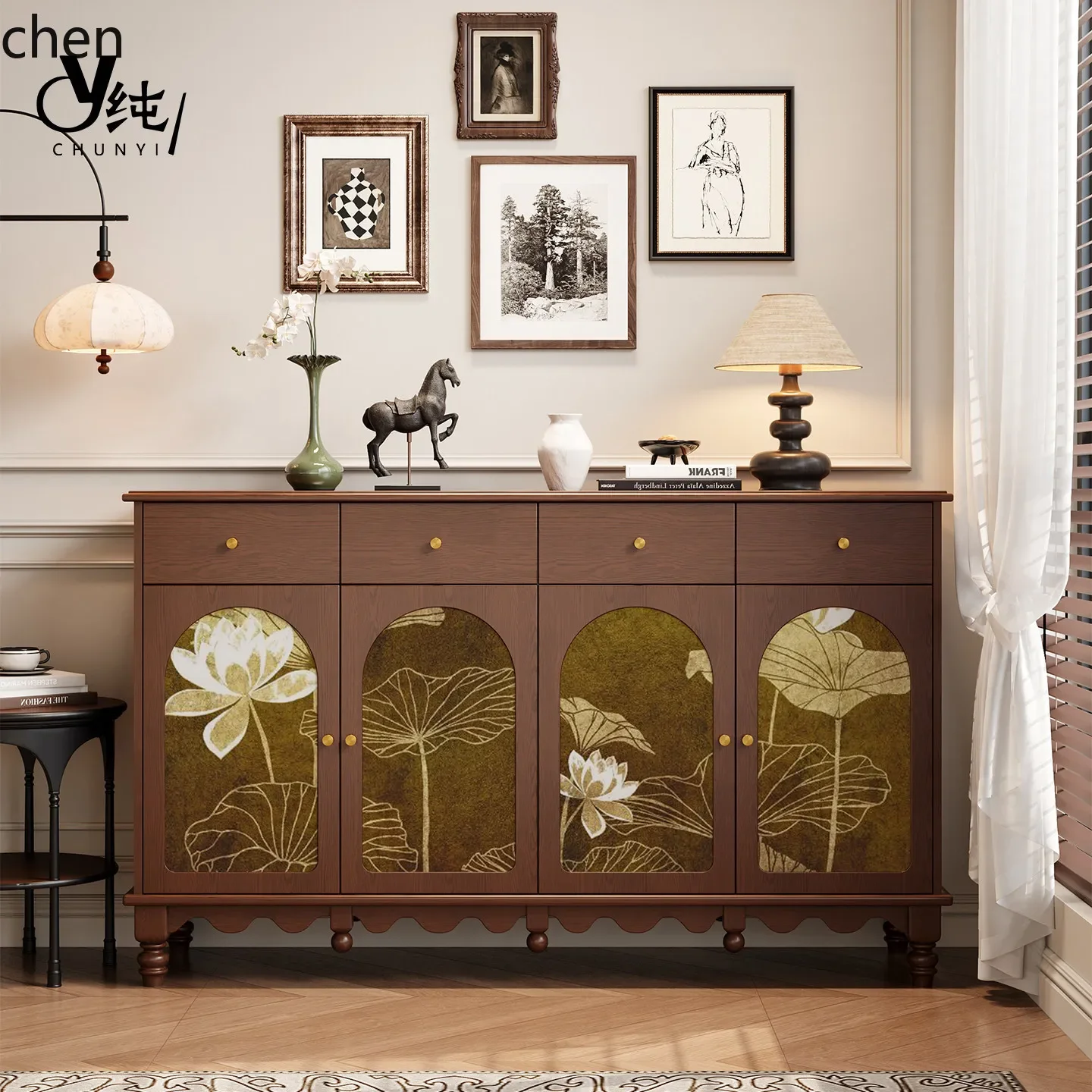 TQH7.2 Vintage Style Solid Wood Sideboard Shoe Cabinet Integrated Entryway Cabinet Living Room Wall Storage Cabinet Chest
TQH7.2 Vintage Style Solid Wood Sideboard Shoe Cabinet Integrated Entryway Cabinet Living Room Wall Storage Cabinet Chest