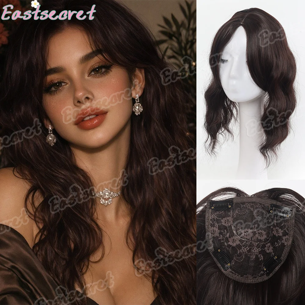 Synthetic Topper Clip In Hair Extensions with Bangs for Women Increase The Amount Of Hair On The Top Of The Head Cover The White
Synthetic Topper Clip In Hair Extensions with Bangs for Women Increase The Amount Of Hair On The Top Of The Head Cover The White