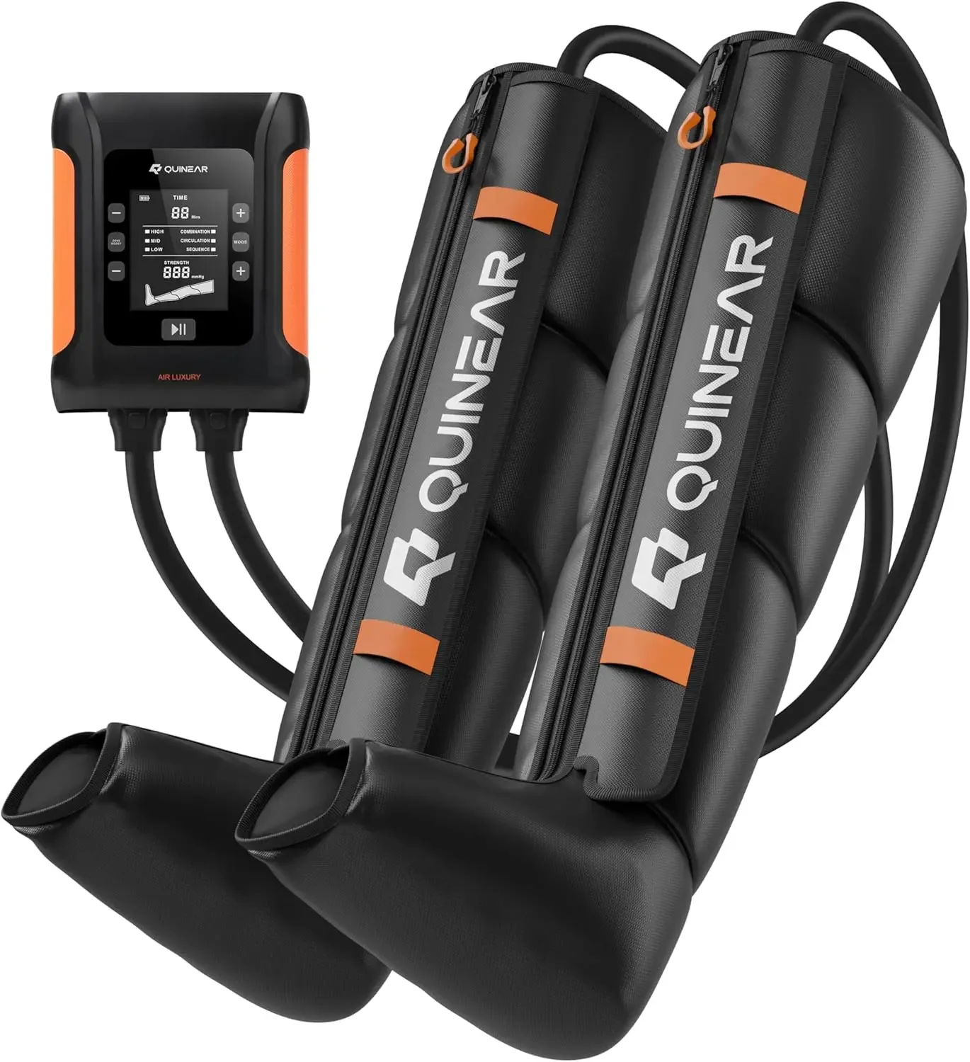 QUINEAR Professional Leg Recovery System, Cordless Air Compression Boots with Sequential Compression, Leg and Foot Massager, Fas
QUINEAR Professional Leg Recovery System, Cordless Air Compression Boots with Sequential Compression, Leg and Foot Massager, Fas