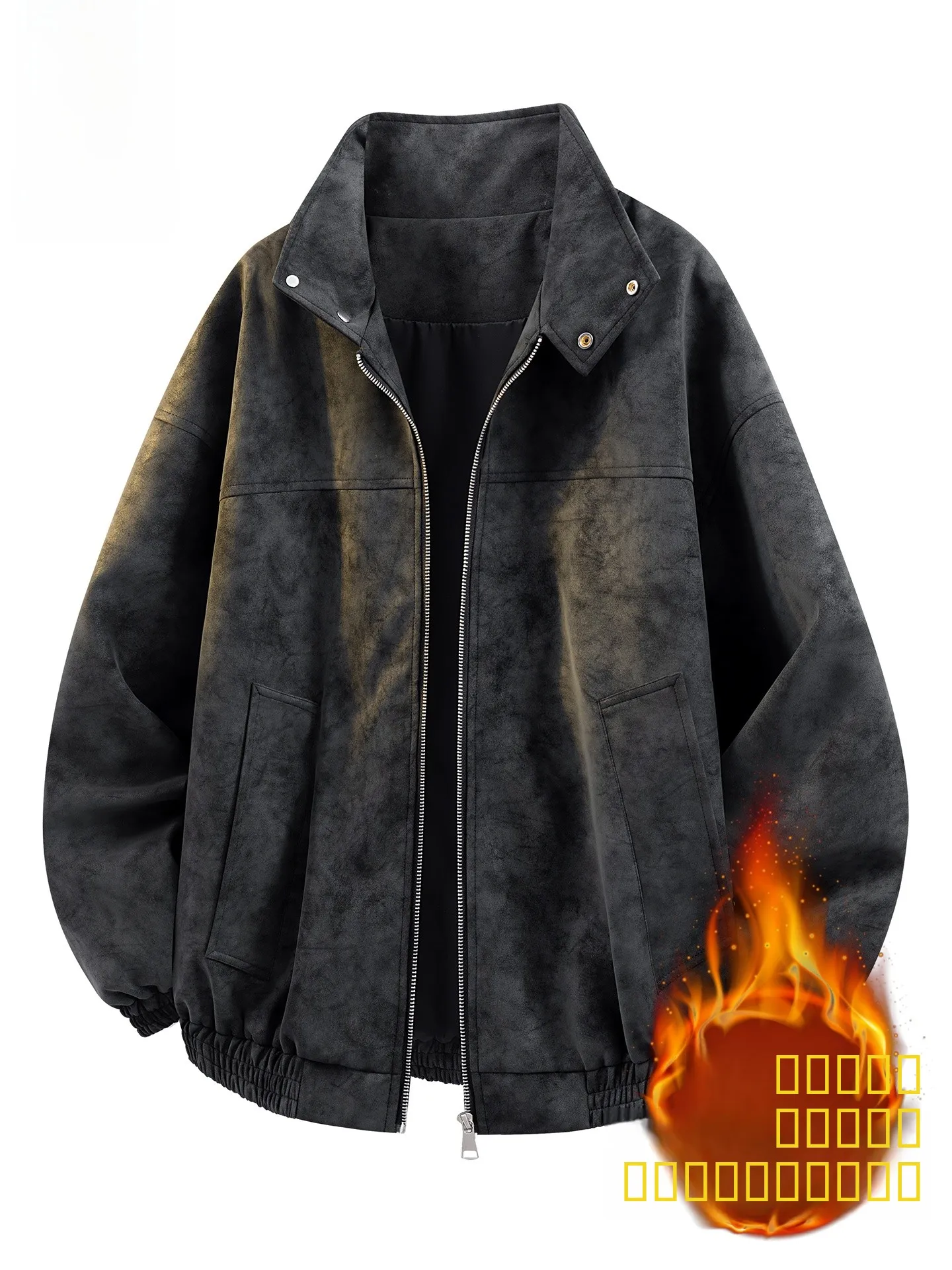 American Sle Stand Collar Jaet Men's Autumn Winter New Thi Casual Cool Motorcycle Leather Coat Outerwear
American Sle Stand Collar Jaet Men's Autumn Winter New Thi Casual Cool Motorcycle Leather Coat Outerwear