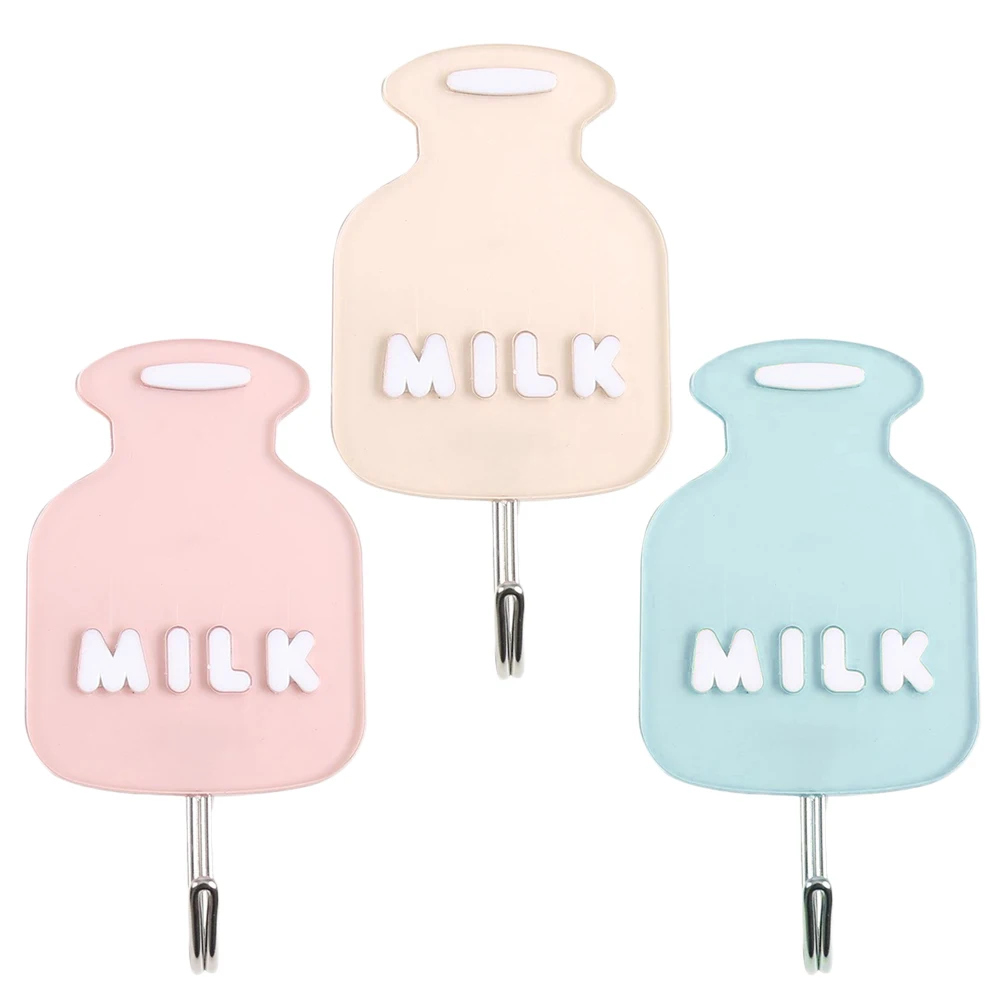 3PCS Adhesive Hooks Heavy Duty Wall Mount Strong Tape Bedroom Kitchen Decorative Plastic Hook Easy Install Long Use Modern
3PCS Adhesive Hooks Heavy Duty Wall Mount Strong Tape Bedroom Kitchen Decorative Plastic Hook Easy Install Long Use Modern