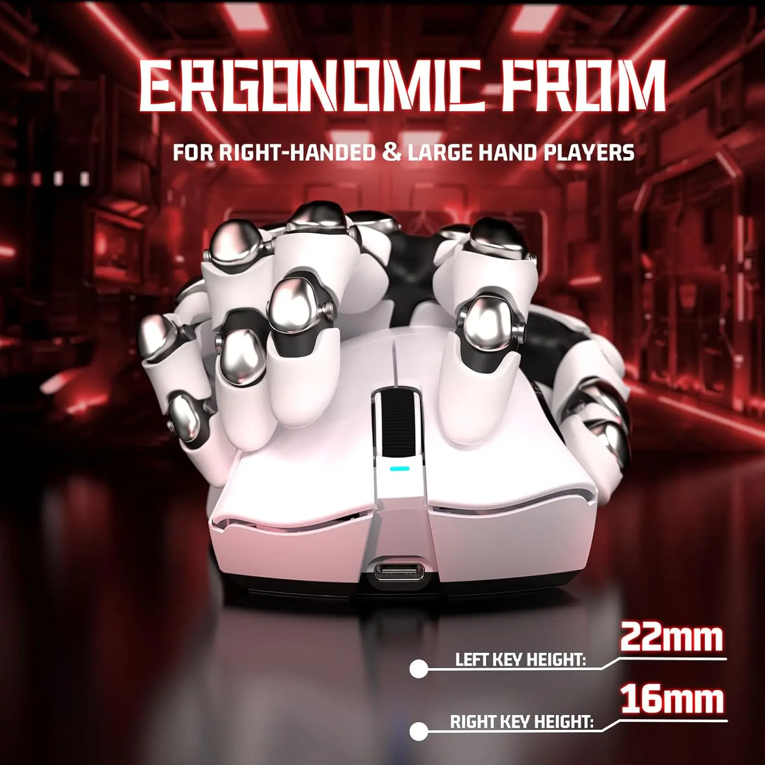 ATTACK SHARK V3 Wireless Gaming Mouse PAW3311 Sensor 500mAh 25KDPI Rechargeable 5 Programmable 1000hz Wireless Mouse
ATTACK SHARK V3 Wireless Gaming Mouse PAW3311 Sensor 500mAh 25KDPI Rechargeable 5 Programmable 1000hz Wireless Mouse