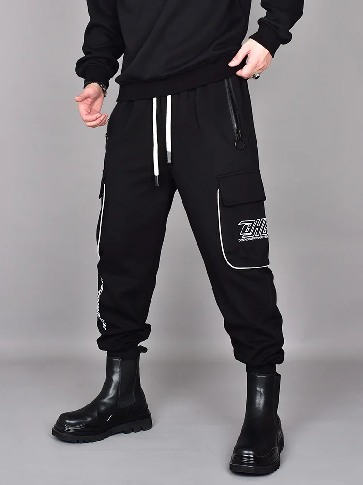 Autumn Male Korean Version slim-fit Small Feet Harun Leisure Sports Pants High Street multi-pocket Foot Cargo Pants
Autumn Male Korean Version slim-fit Small Feet Harun Leisure Sports Pants High Street multi-pocket Foot Cargo Pants