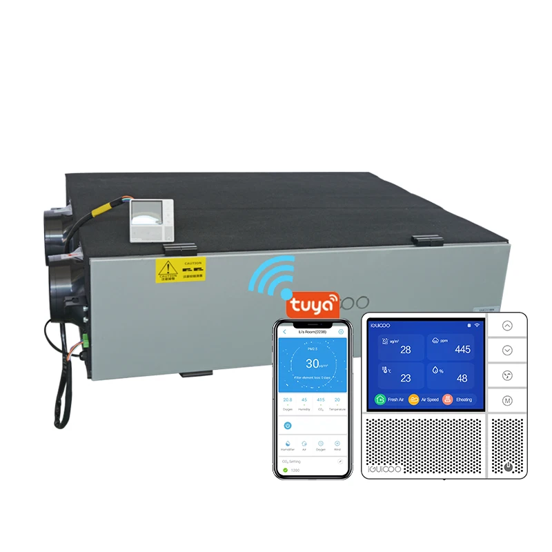 Wireless Thermostat Air Ventilation System Tuya Thermostat Wifi with Bypass Function
Wireless Thermostat Air Ventilation System Tuya Thermostat Wifi with Bypass Function