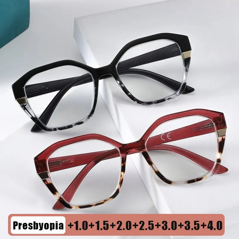 2026 New Stylish Cat-Eye Presbyopia Glasses Large-Frame Comfortable High-Definition Blue Light Blocking Women Reader Eyewear
2026 New Stylish Cat-Eye Presbyopia Glasses Large-Frame Comfortable High-Definition Blue Light Blocking Women Reader Eyewear