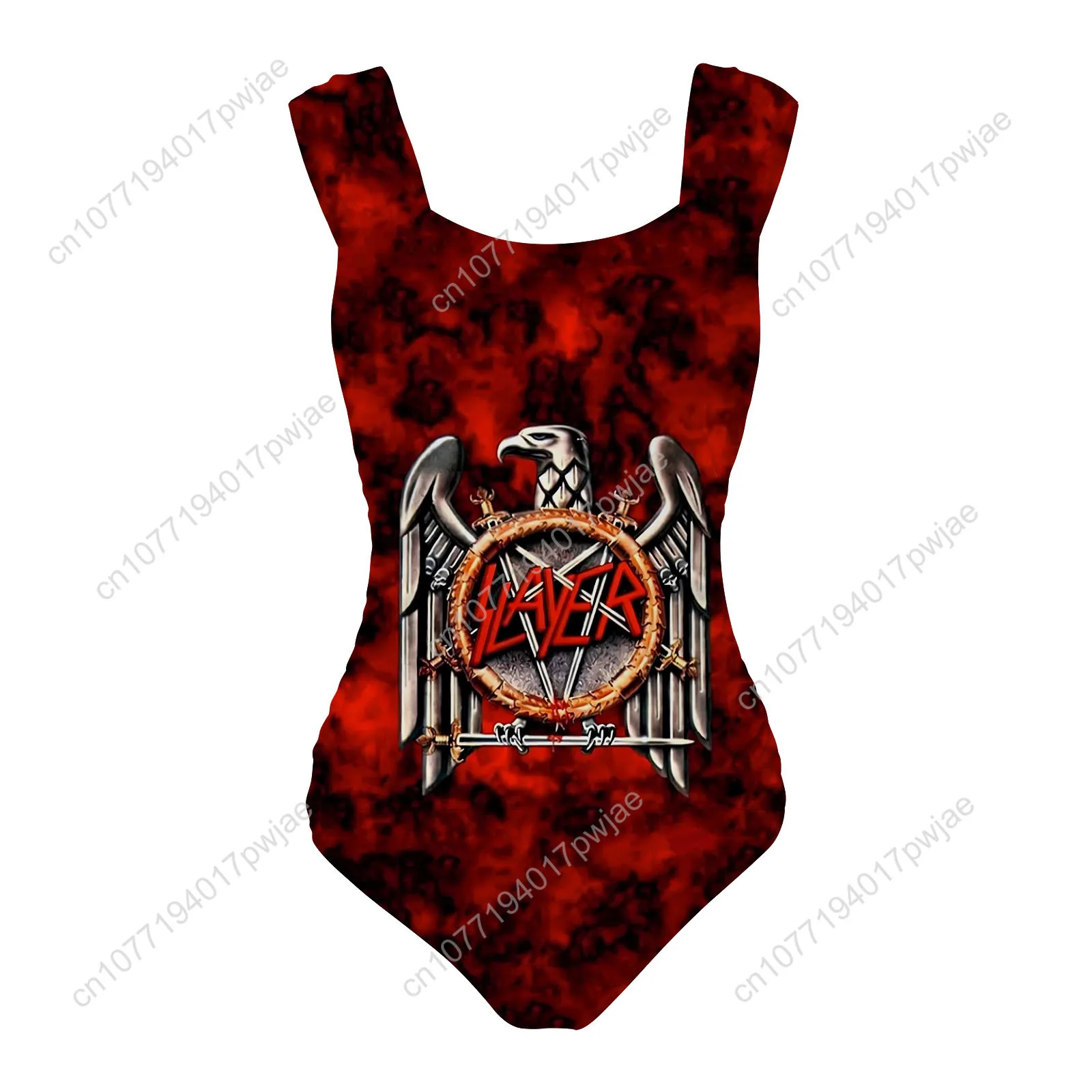 S-Slayer Rock Band One Piece Swimsuit Wide Strap Women Bathing Suits Swimwear Pool Party Beach Sexy Bikini Customize Beachwear
S-Slayer Rock Band One Piece Swimsuit Wide Strap Women Bathing Suits Swimwear Pool Party Beach Sexy Bikini Customize Beachwear