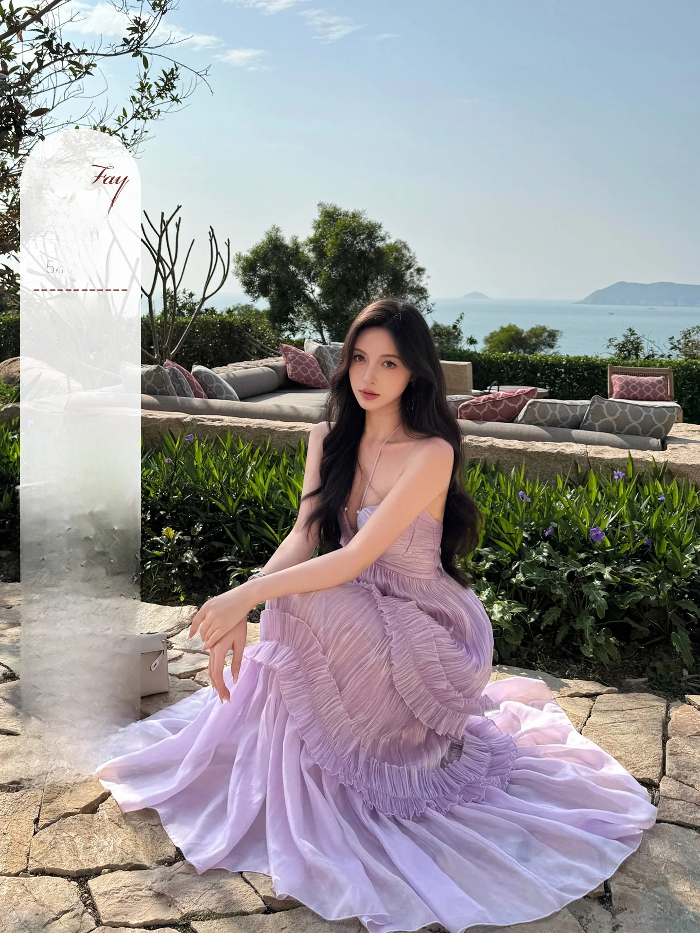Lace-Up Back Gradient Color Bead-Surface Pleated Dress Women's Fairy Style Backless Holiday Dress Spring Day Fairy Dust Dress
Lace-Up Back Gradient Color Bead-Surface Pleated Dress Women's Fairy Style Backless Holiday Dress Spring Day Fairy Dust Dress